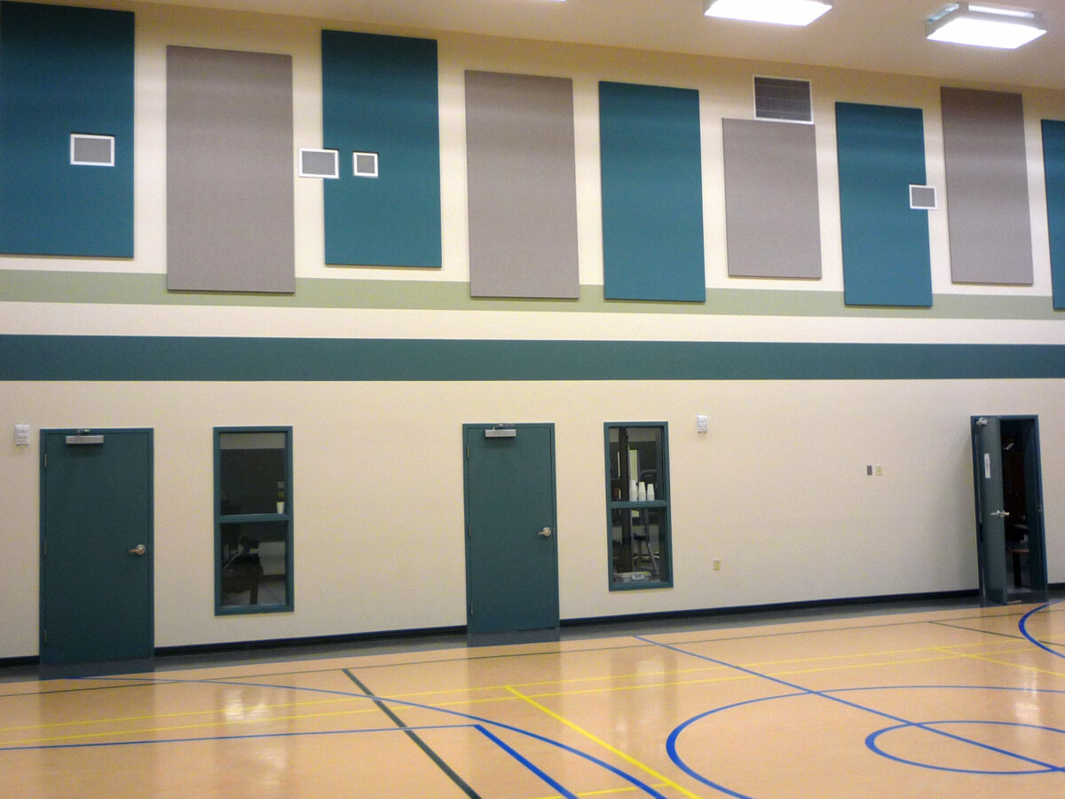 Fabric Acoustic Panels in Gym Soundproofing Treatment