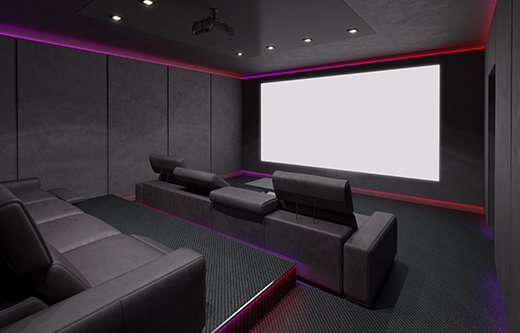 Home Theaters Require Controlling Sound wave reverberations for premium acoustics