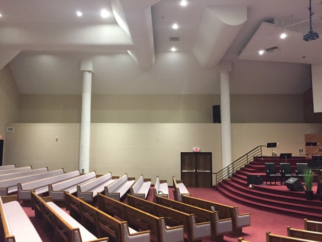 house of worship sound control with acoustic panels