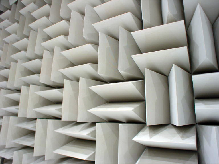 anechoic foam panels for controlling noise