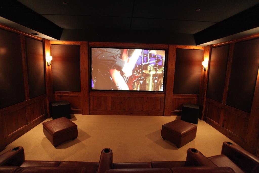 premium sound quality in home theater with soundproofing panels