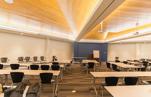 conference room in need of soundproofing with a set of acoustic panels by NetWell