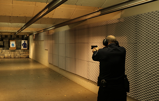 indoor gun range soundproofing with acoustic foam panels